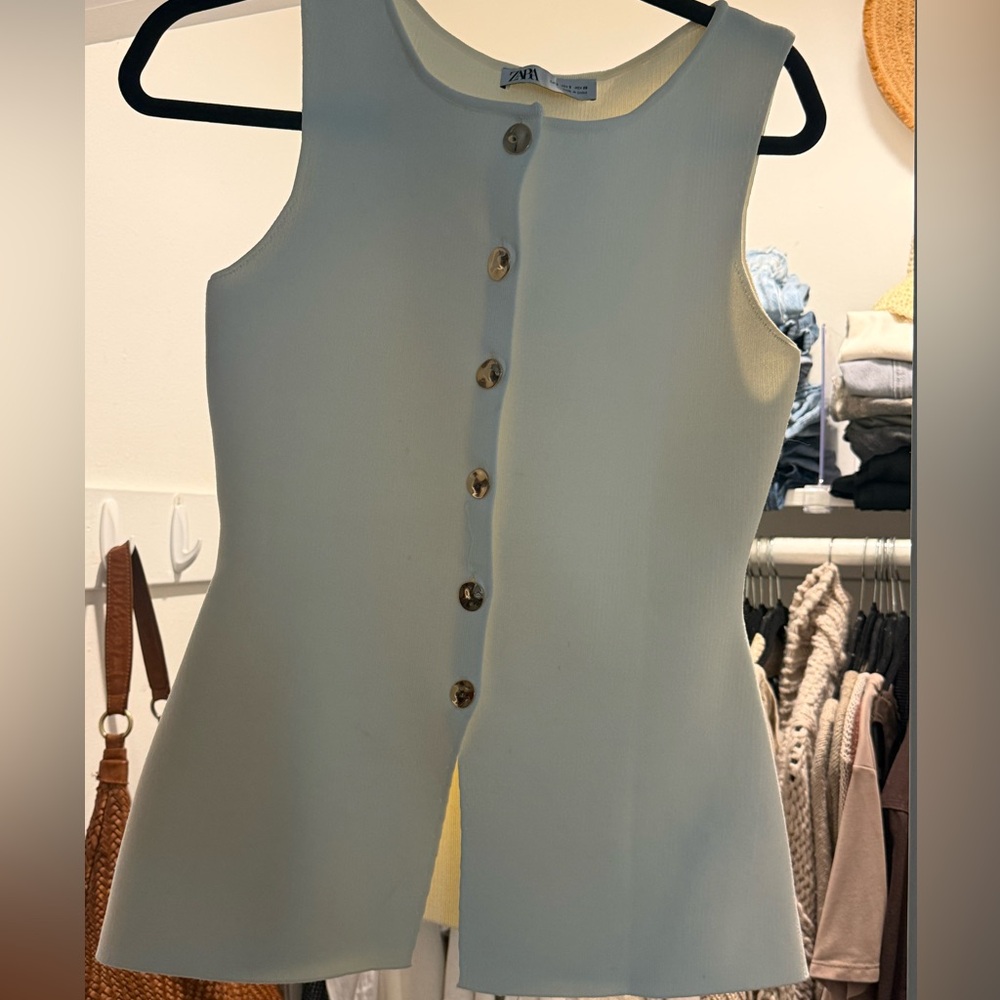 NWOT Zara embellished tank